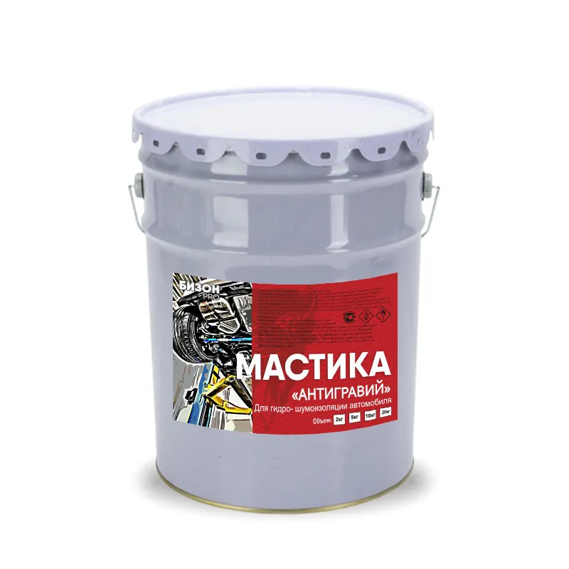 Мастика антигравий 1,8 кг Бизон