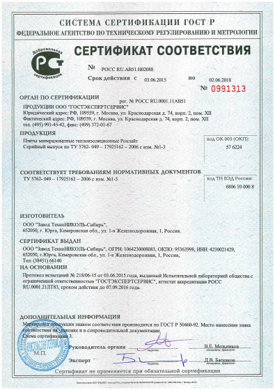 Сертификат соответствия