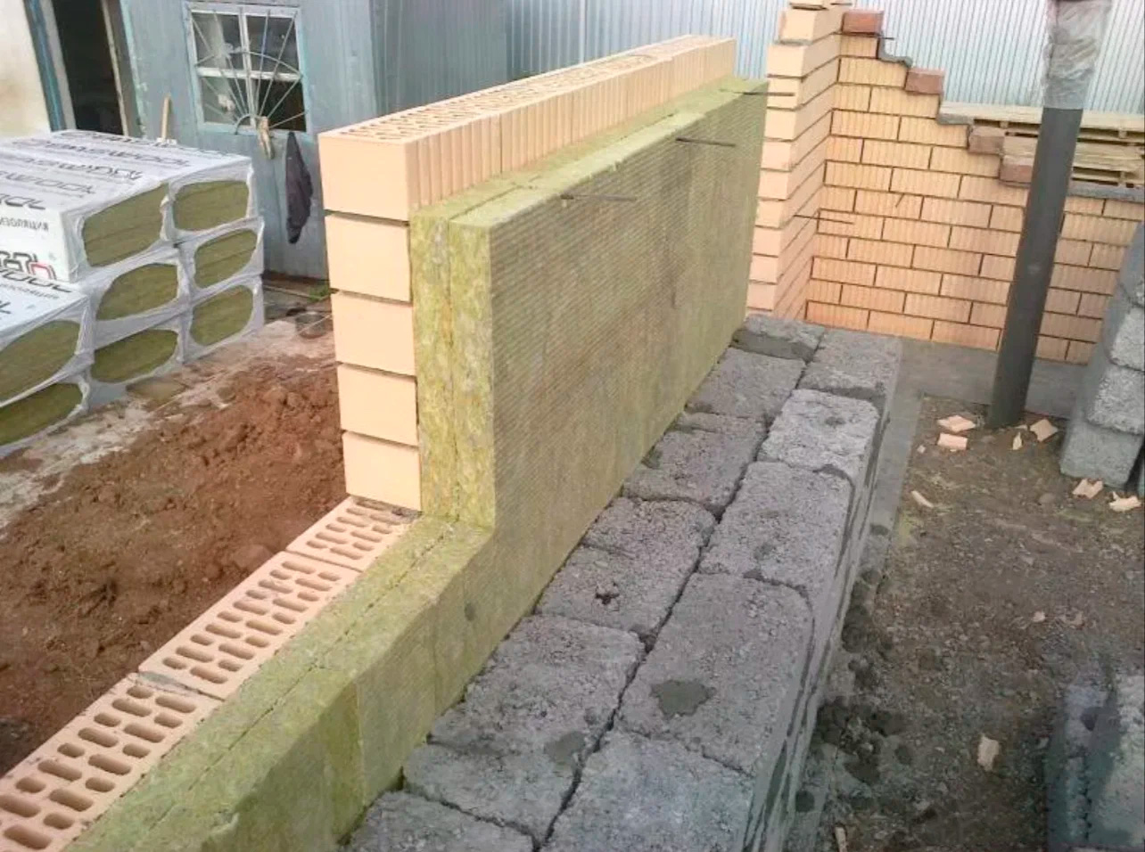 Теплоизоляция для колодезной кладки